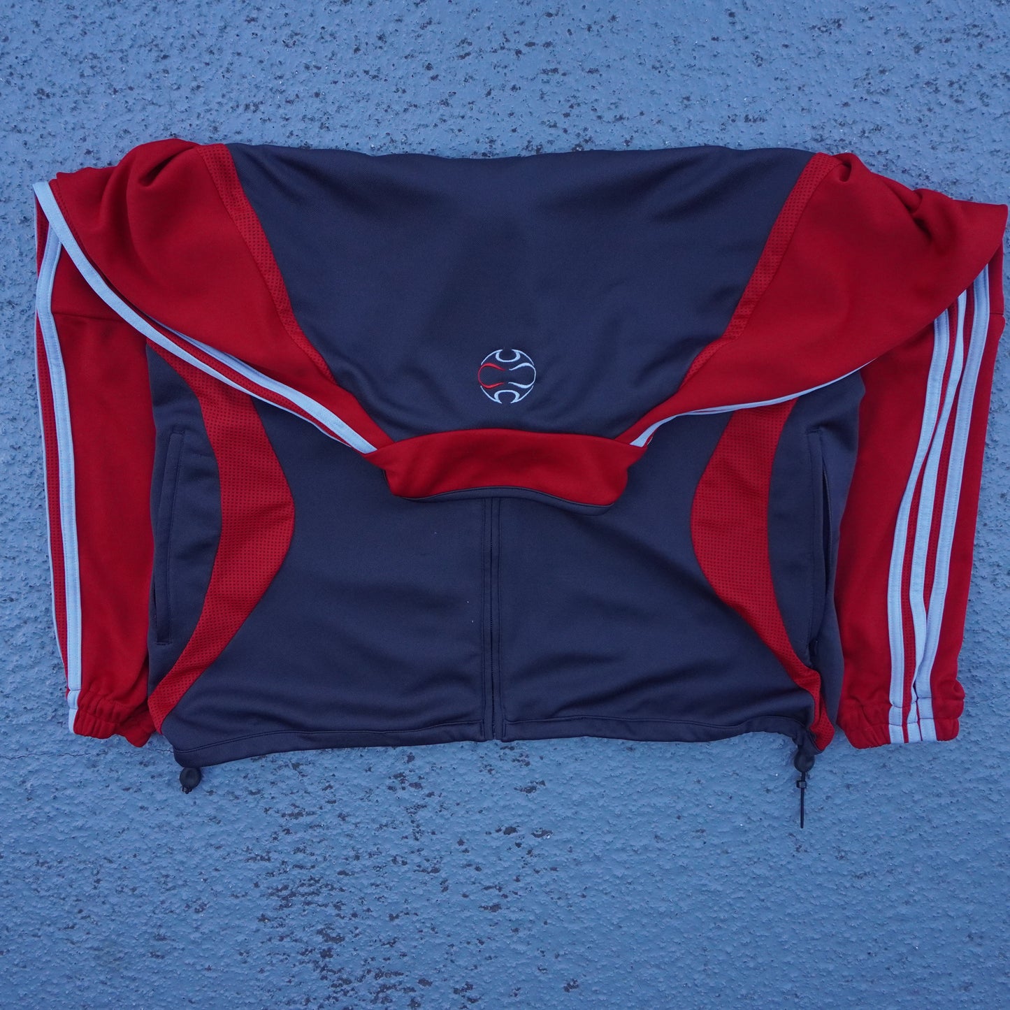 2000s Adidas MLS New York Red Bulls Warm-Up Jacket Large