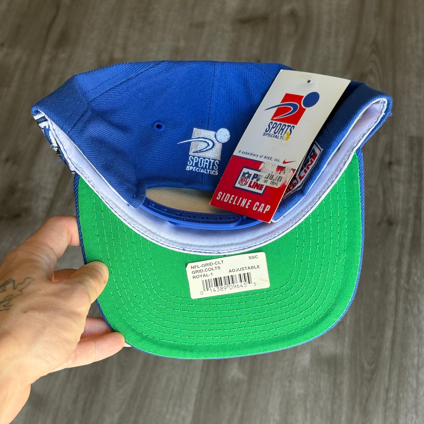 Vintage Indianapolis Colts Sports Specialties Grid Snapback