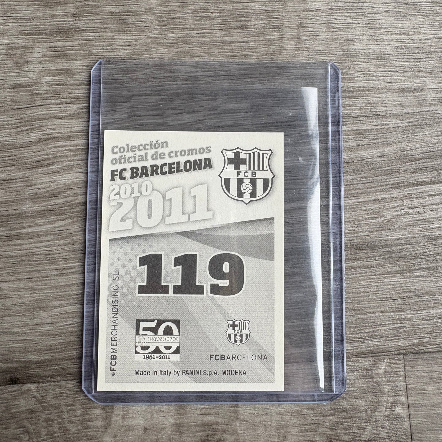 2010-11 Panini FC Barcelona Lionel Messi Autografo