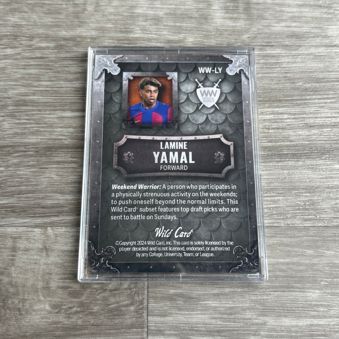2024 WildCard Matte Chase 2025 National Exclusive Lamine Yamal RC 8/25