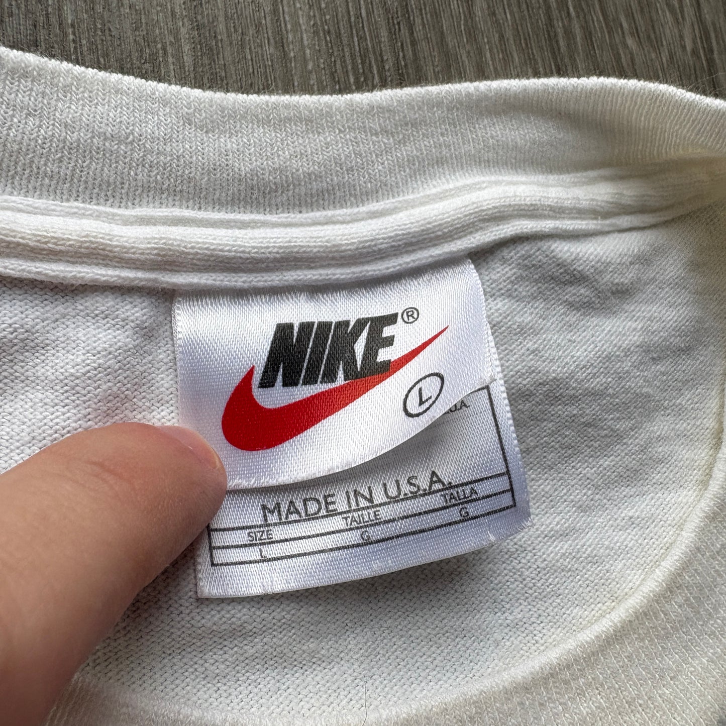 90s Nike Team USA Soccer Tee Embroidered L