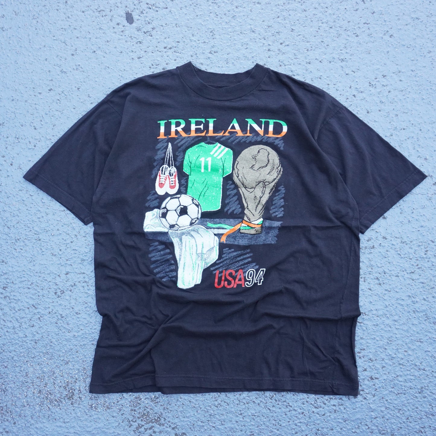 1994 World Cup Ireland Black XL