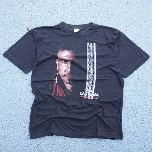 90s Eric Cantona Big Face Manchester United XL