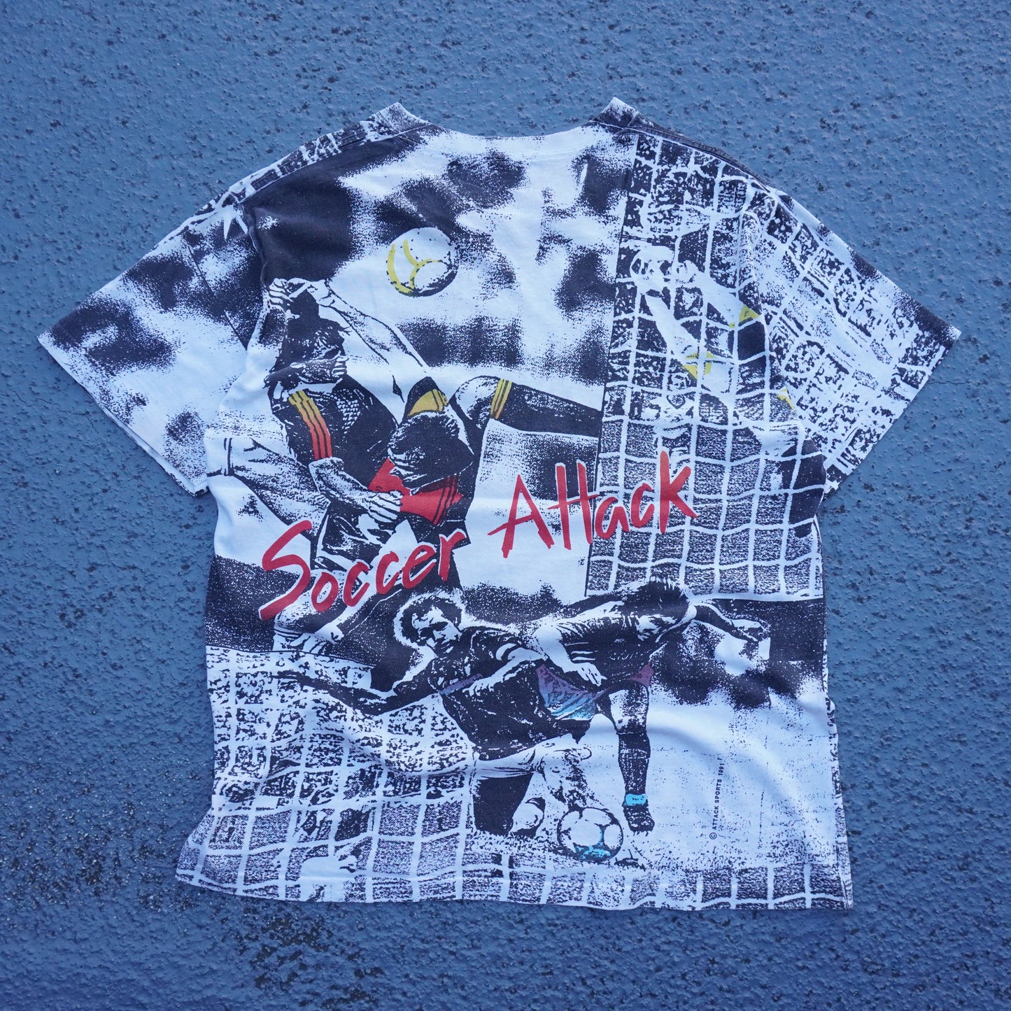 90s Soccer Attack AOP Large