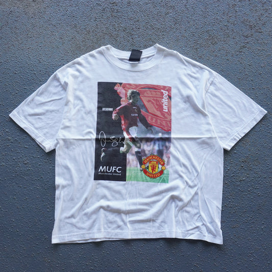 90s David Beckham 7 Manchester United Box Graphic XL