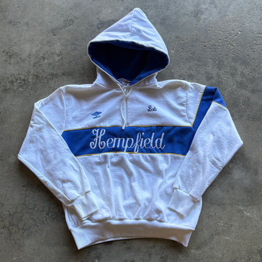 Vintage Hempfield FC Umbro QuarterZip Hoodie M