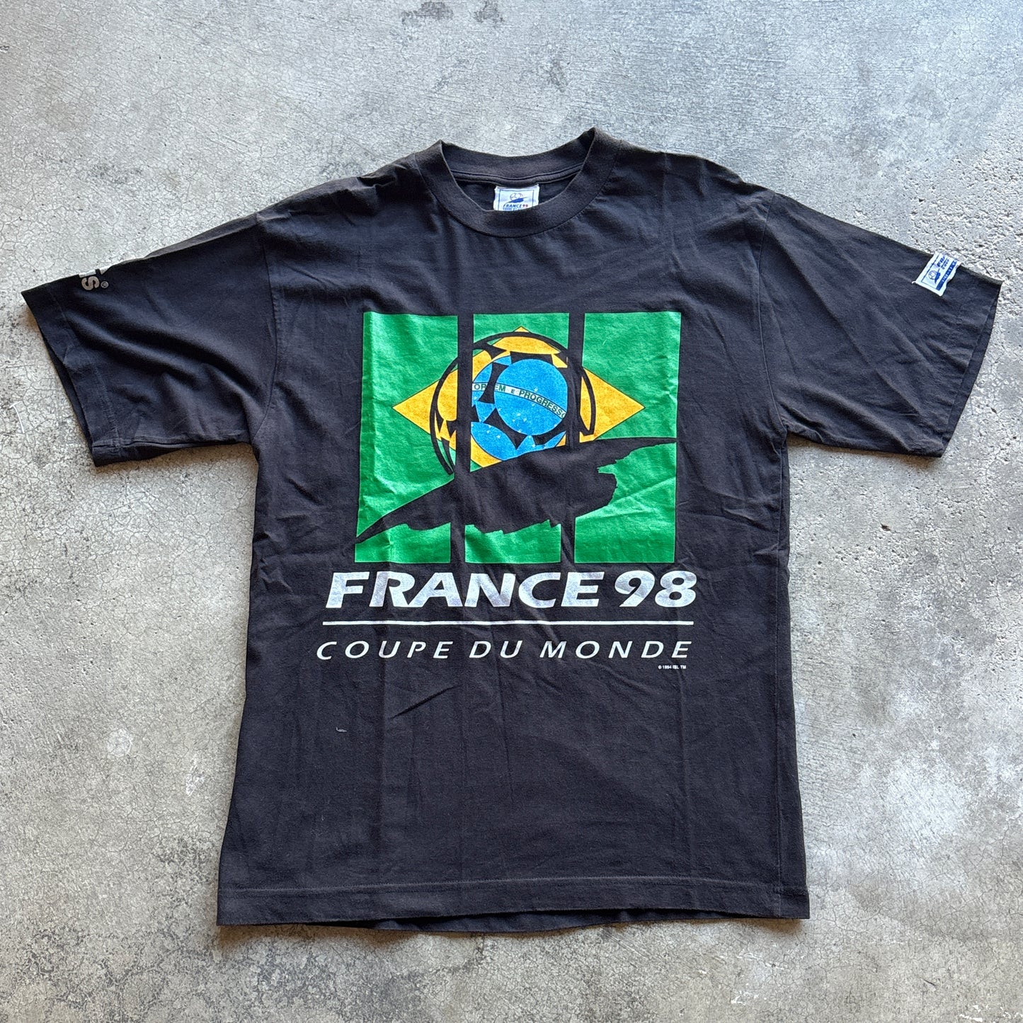 1998 France WC Brazil Flag M