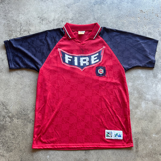 Vintage Chicago Fire MLS Majestic Kit