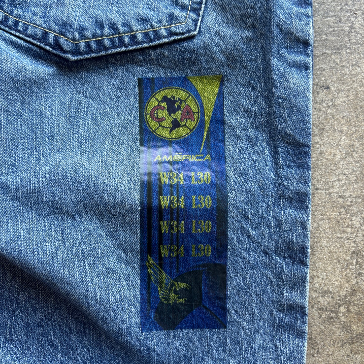 Club America Baggy Denim Jeans 34x30