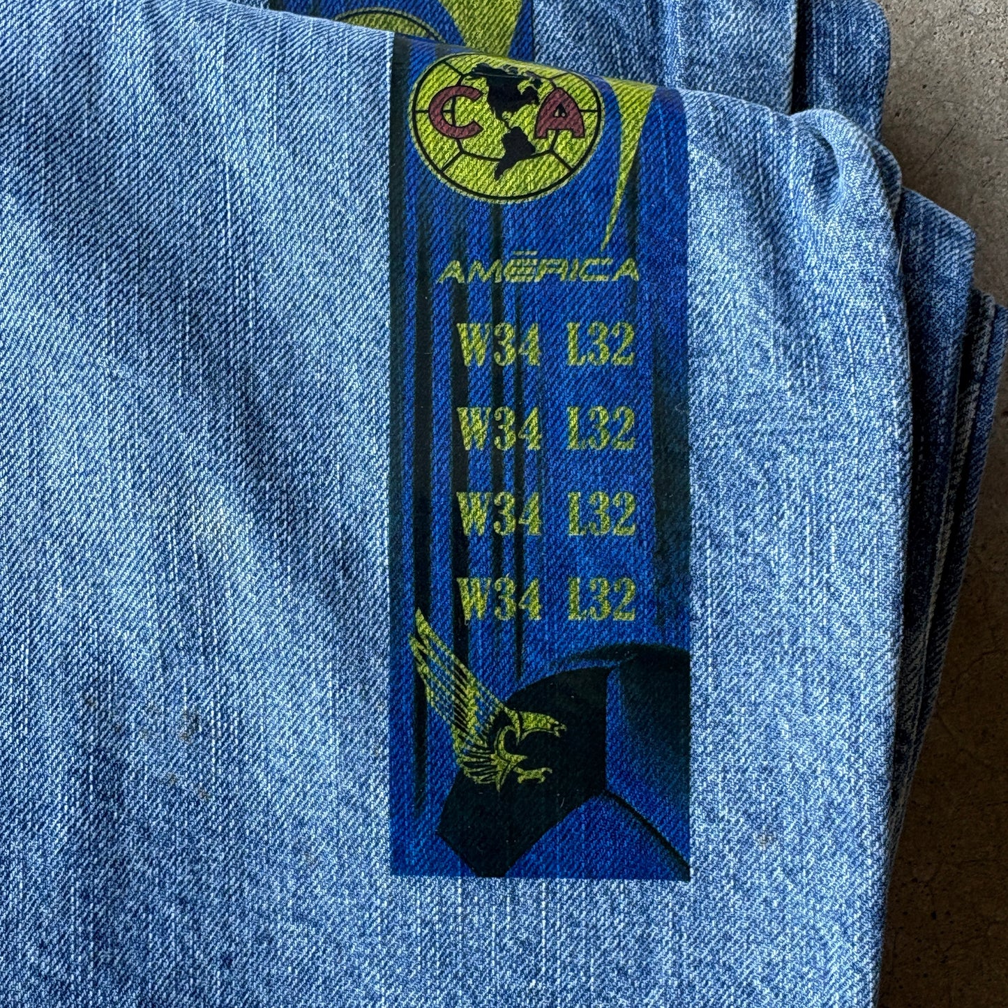 Club America Baggy Denim Jeans 34x32