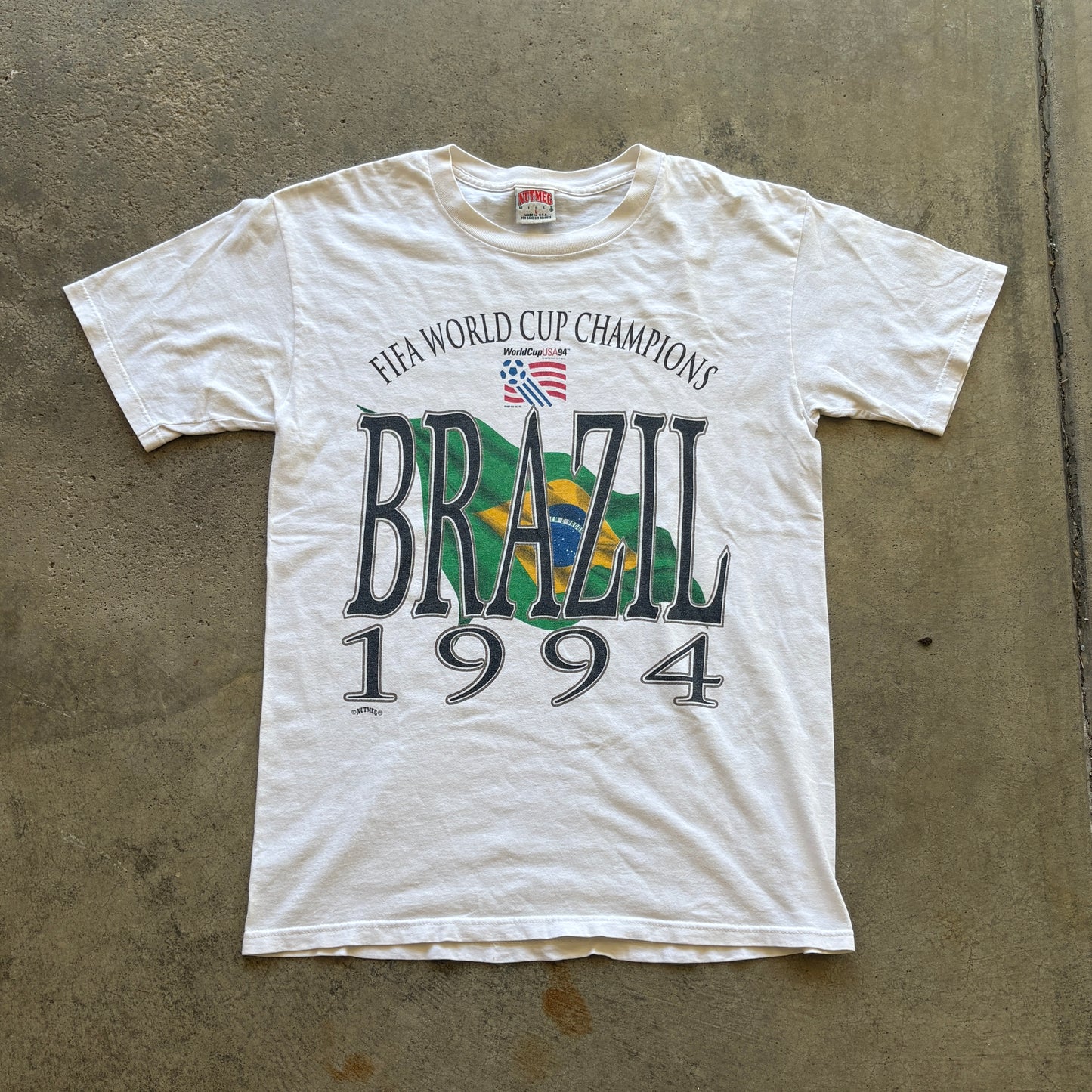 1994 World Cup Brazil Spellout Tee Large