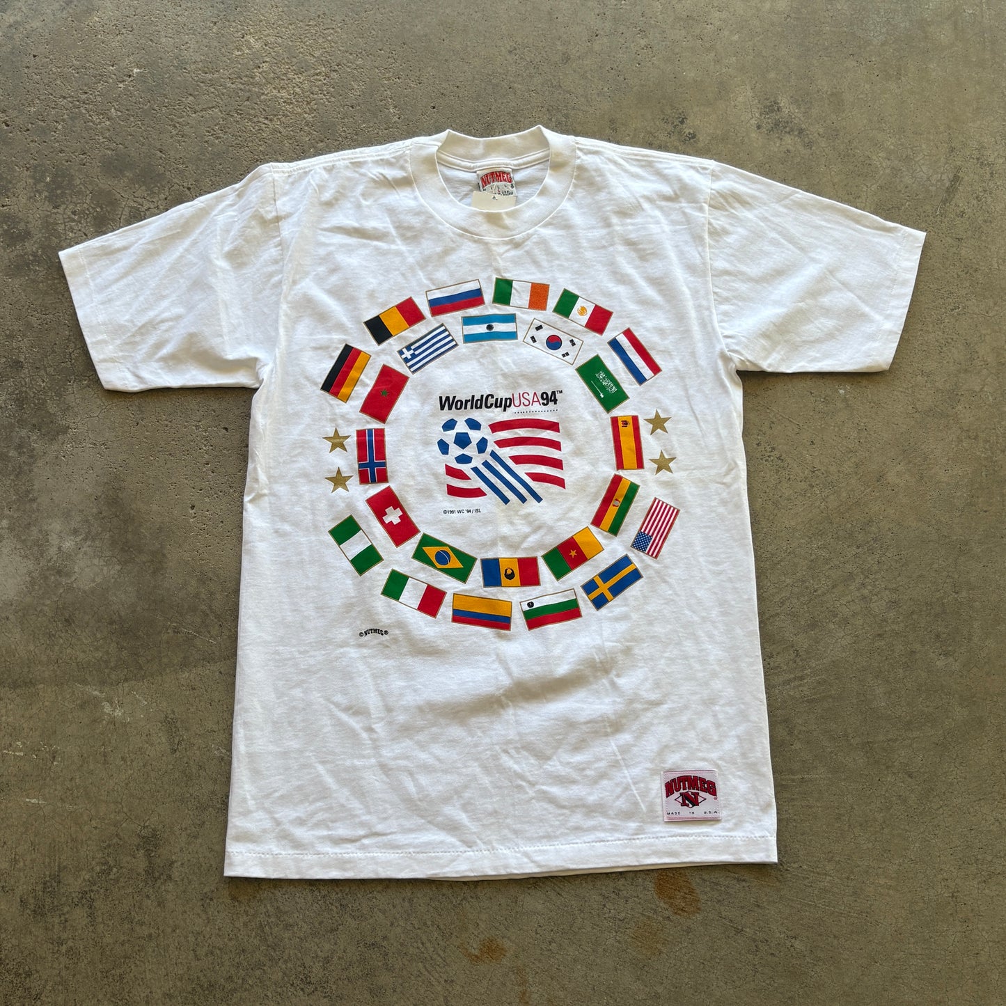 1994 World Cup All Flags Circle Logo L