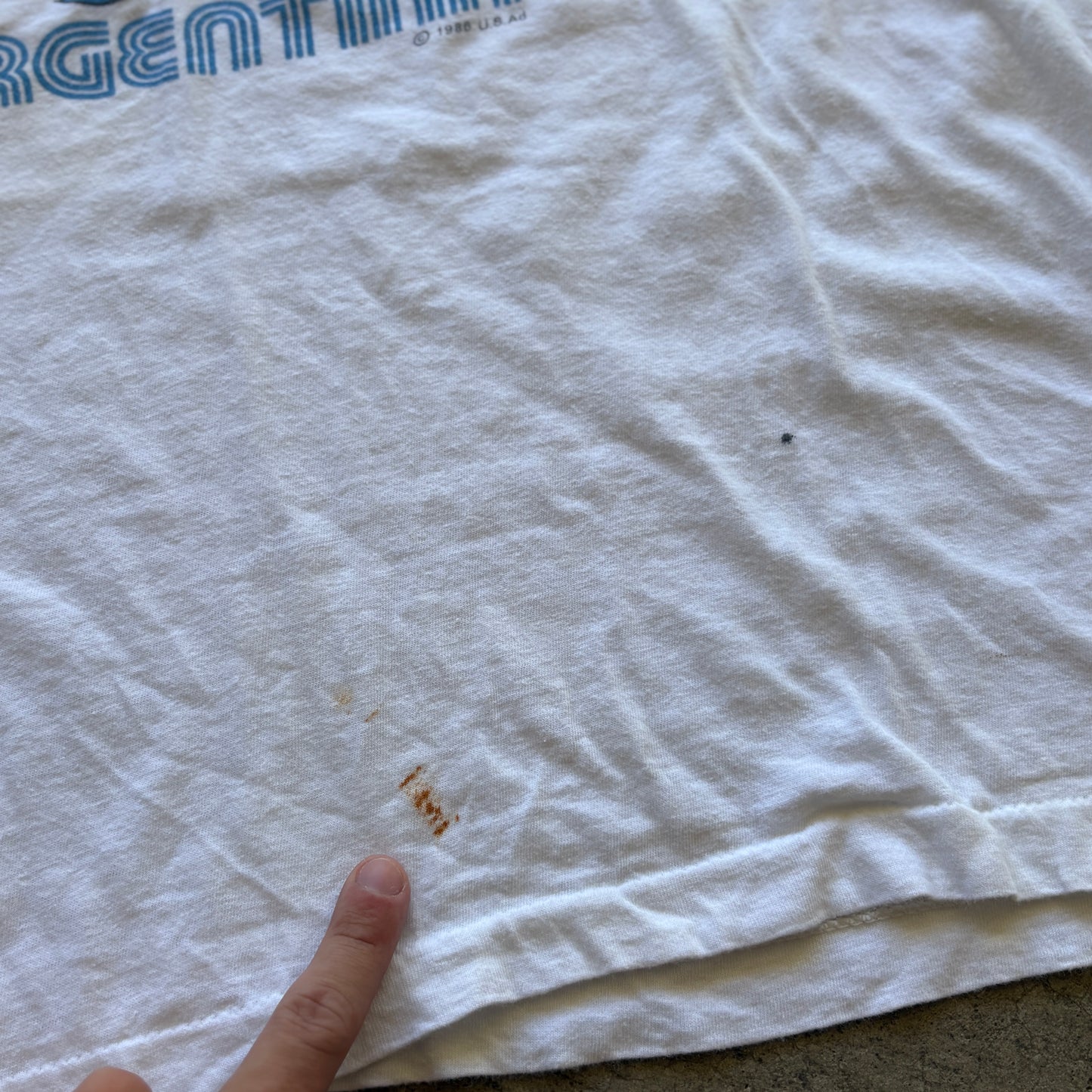 1986 World Cup Argentina Champions Tee