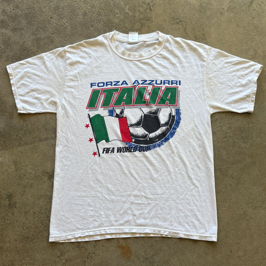 2006 Forza Azzurri Italia World Cup Tee L