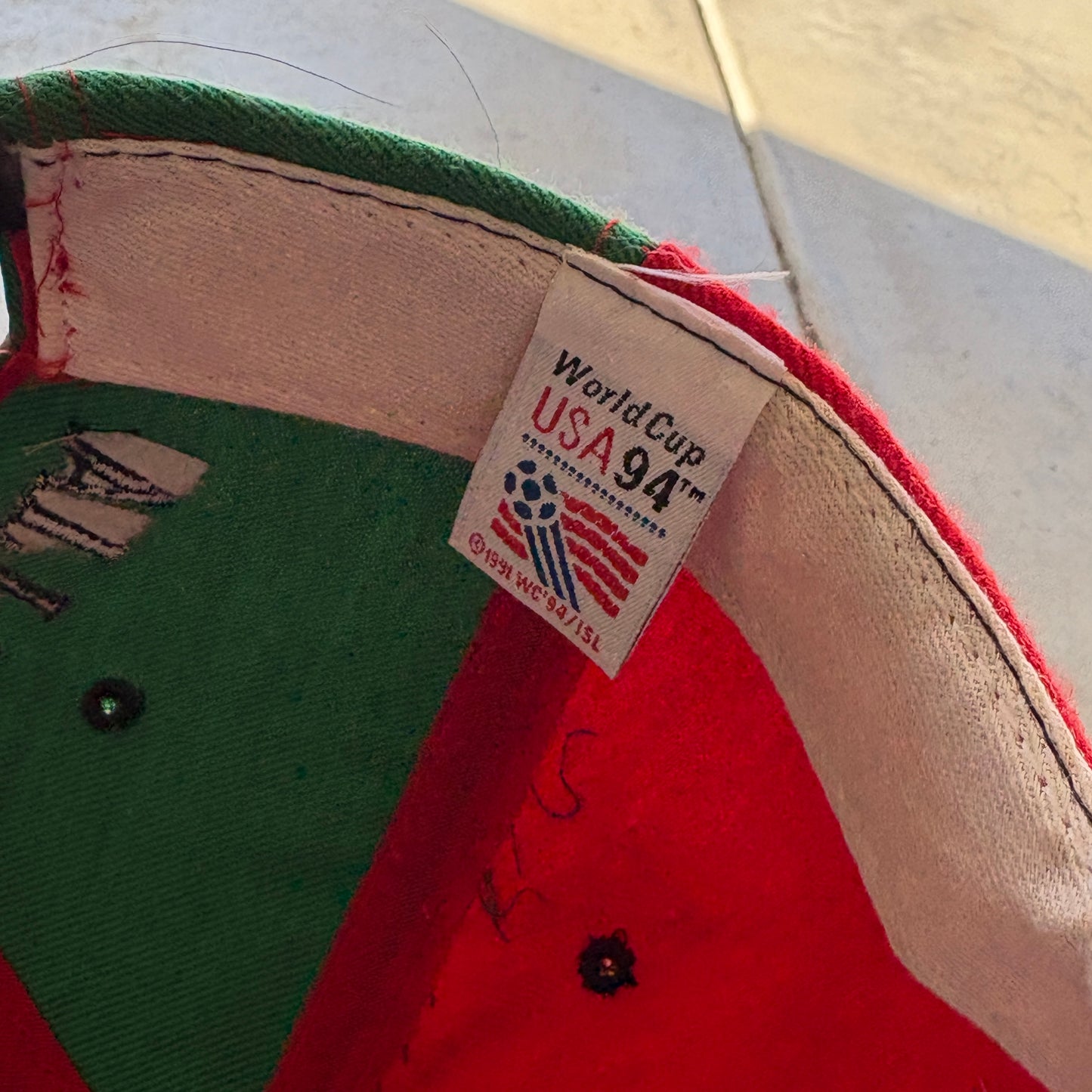 1994 World Cup Italy Nutmeg Panel Snapback