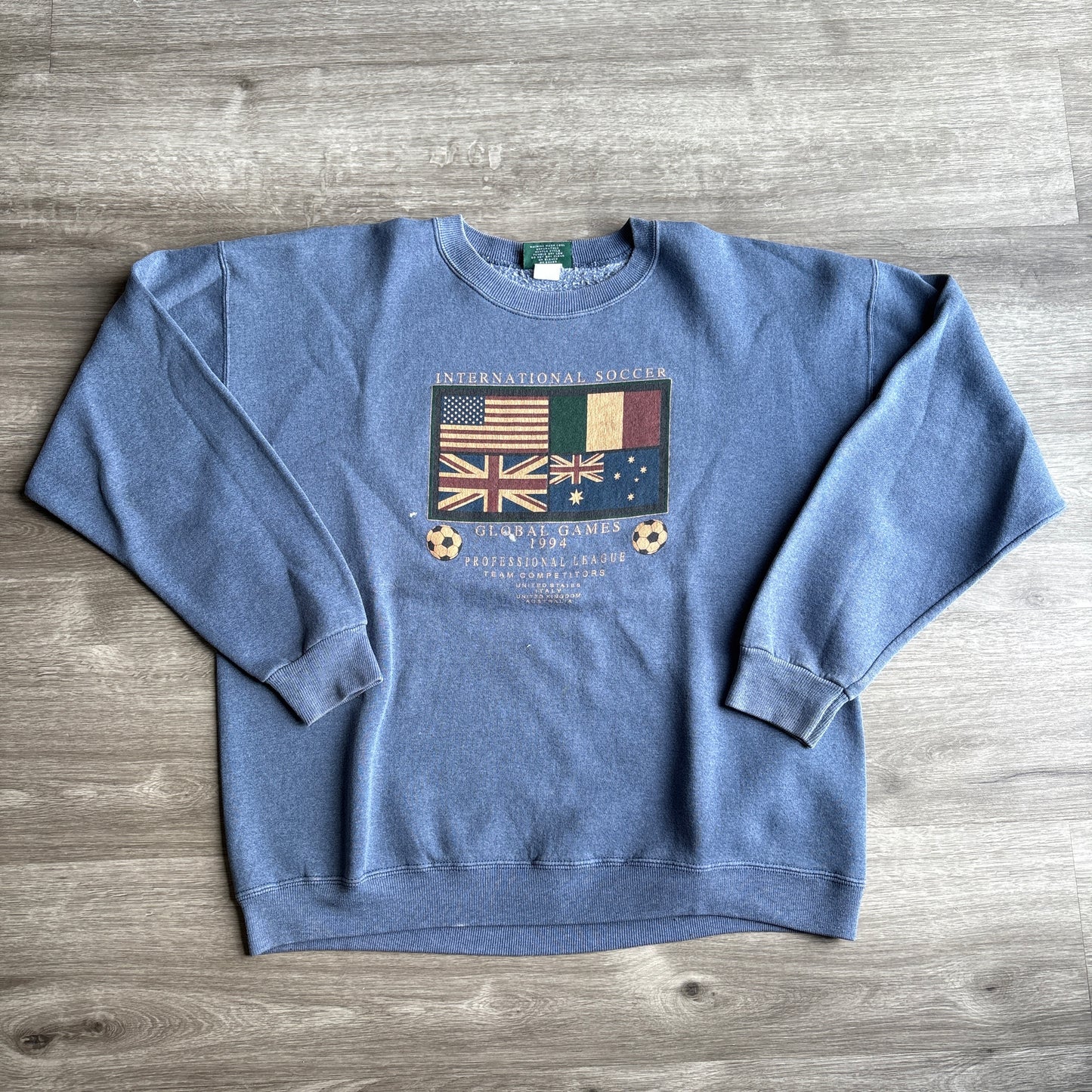 90s American Eagle 1994 Global Games Sweatshirt Crewneck XL