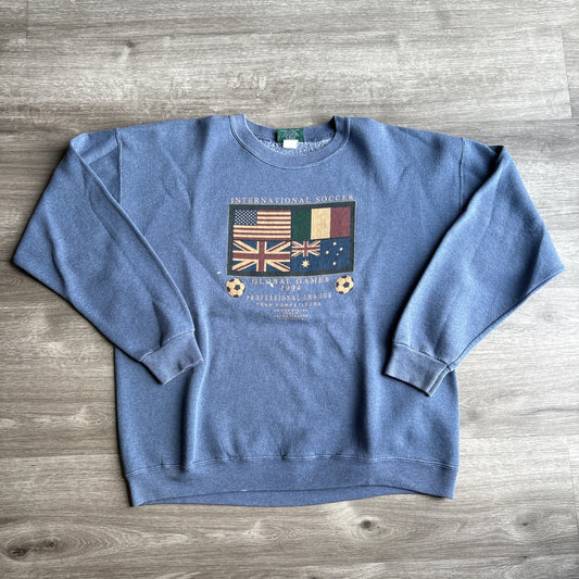 90s American Eagle 1994 Global Games Sweatshirt Crewneck XL