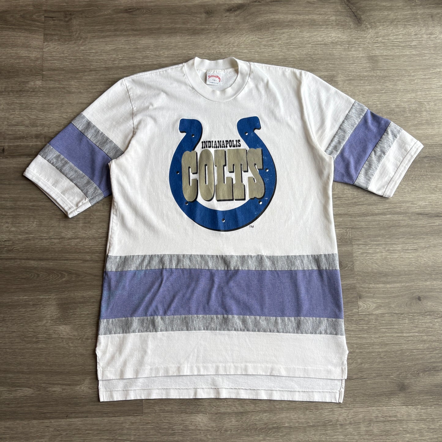 90s Indianapolis Colts Nutmeg Tee L
