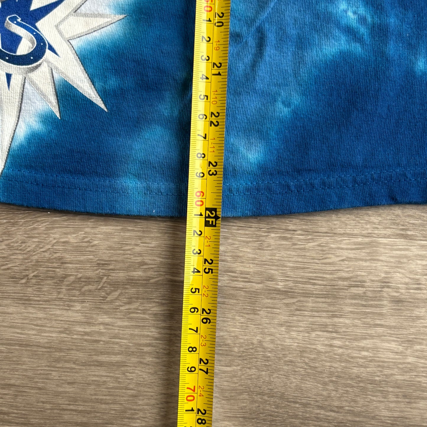 2000s Liquid Blue Indianapolis Colts Tie Dye S