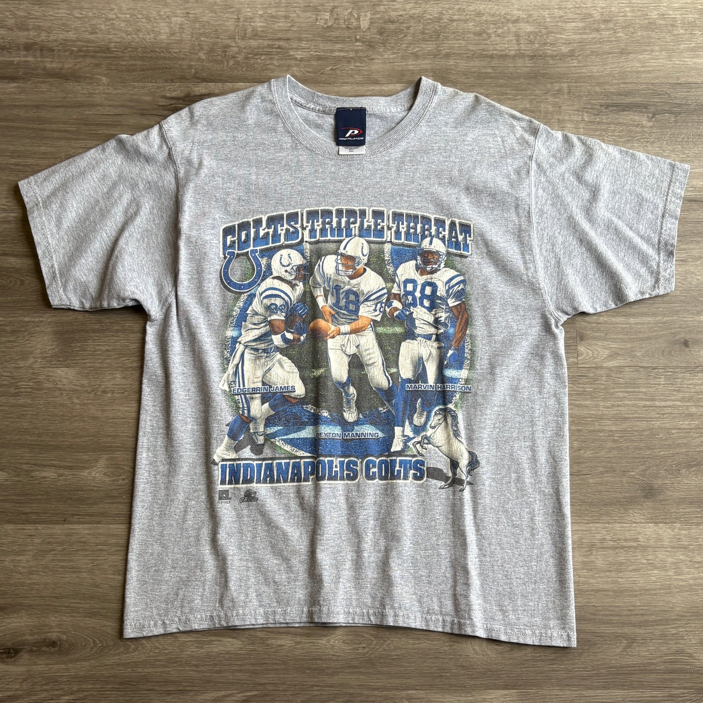 Vintage Indianapolis Colts Harrison James Manning Shirt L