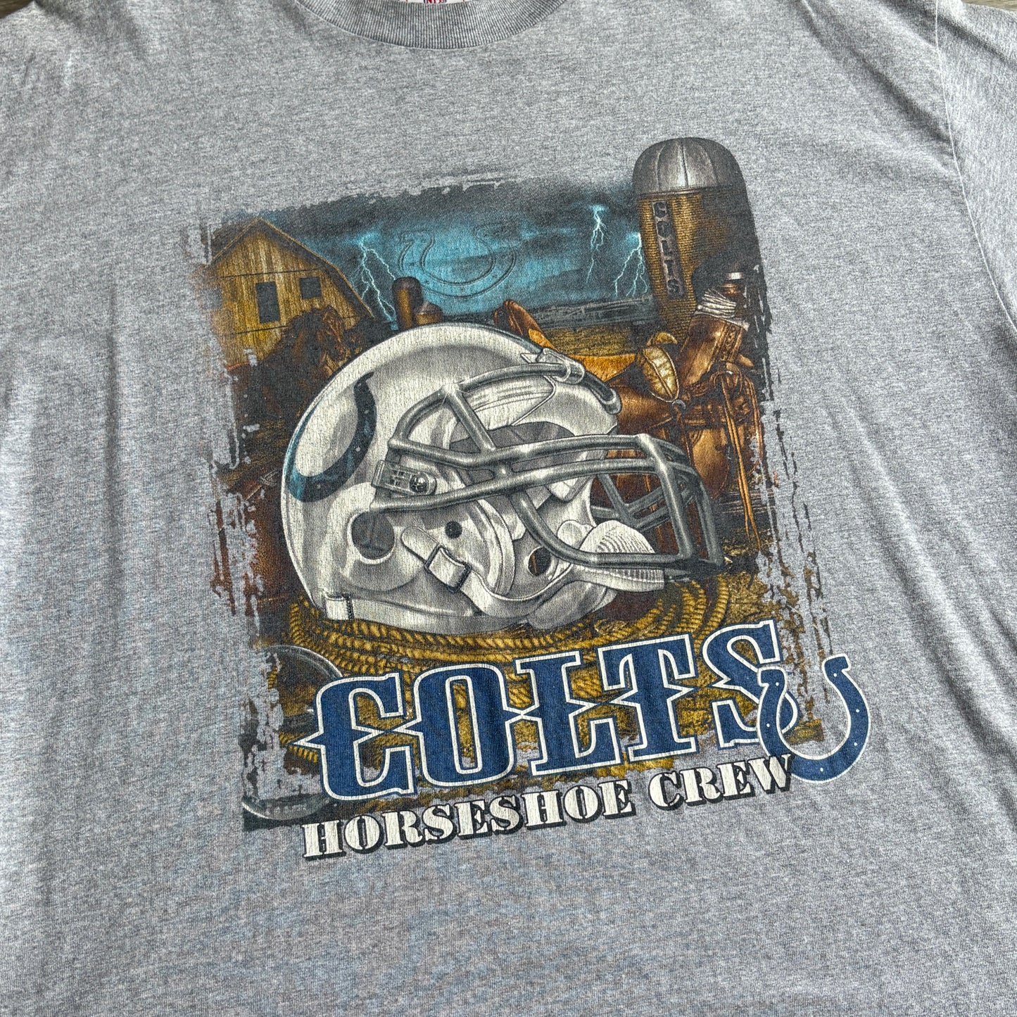 2000s Colts Horseshoe Crew XL