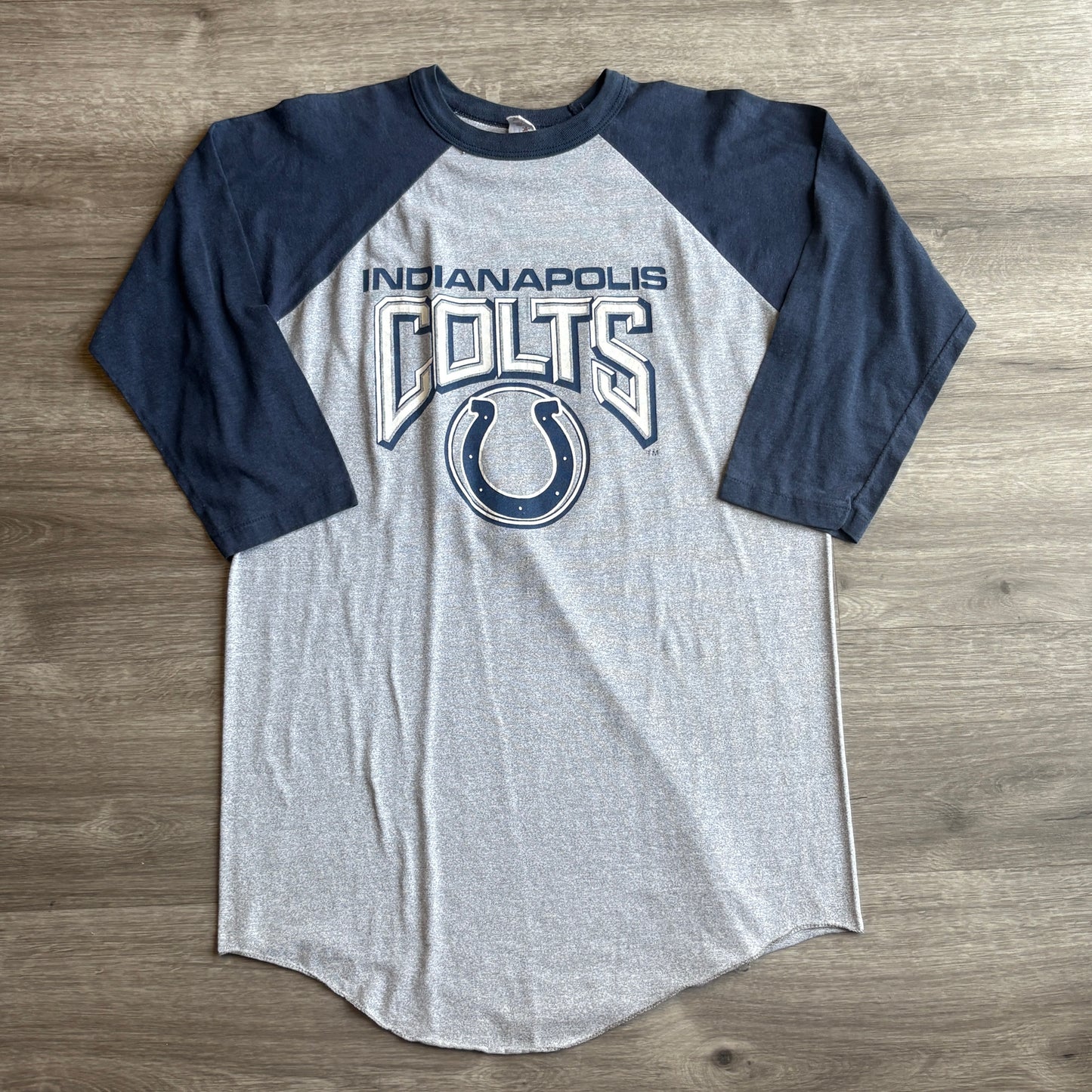 1980s Indianapolis Colts Raglan Shirt XL