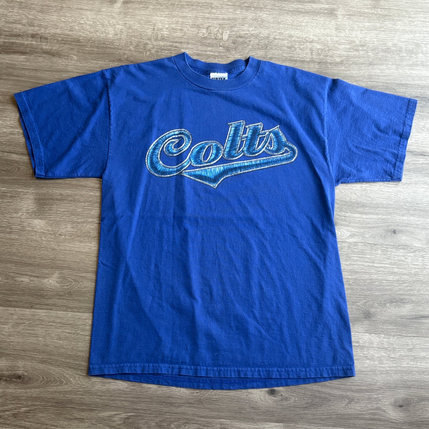 90s Indianapolis Colts Big Logo Graphic Tee L