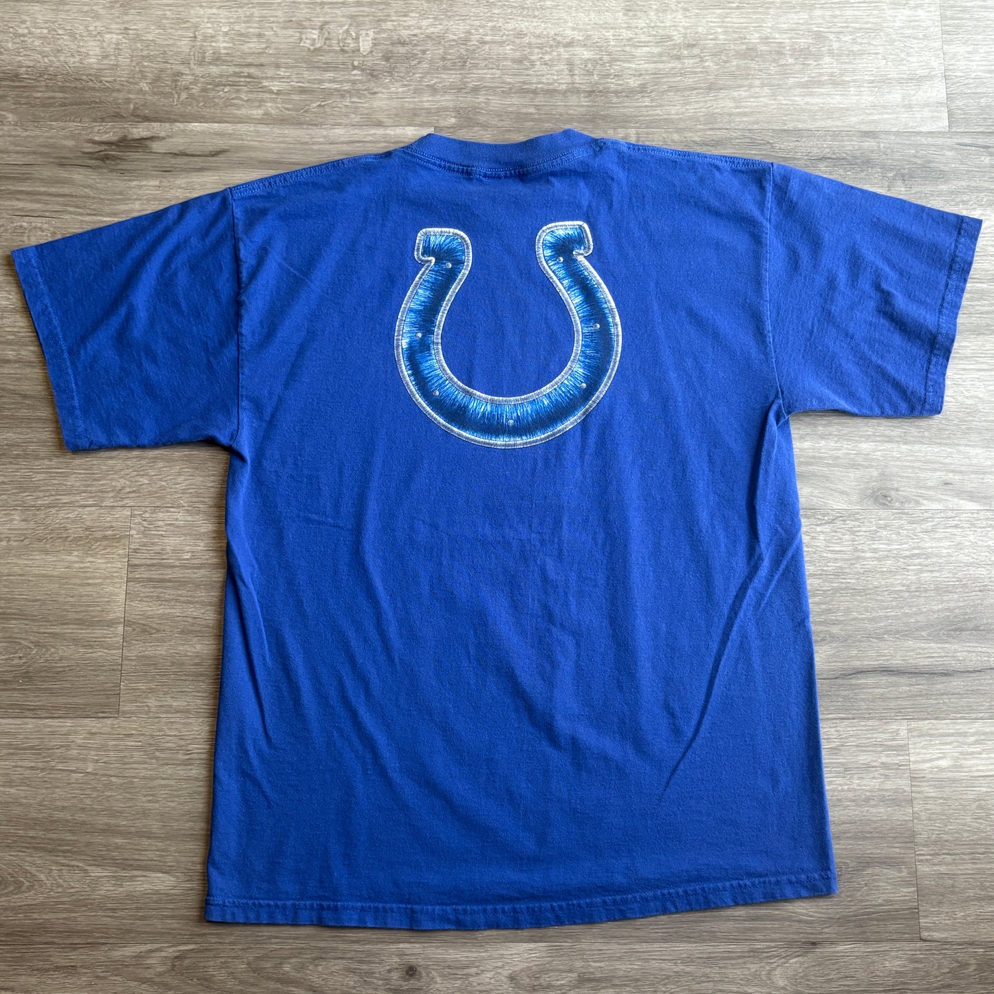 90s Indianapolis Colts Big Logo Graphic Tee L