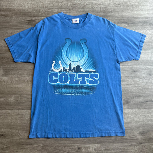 Vintage Indianapolis Colts Indy Skyline Tee L