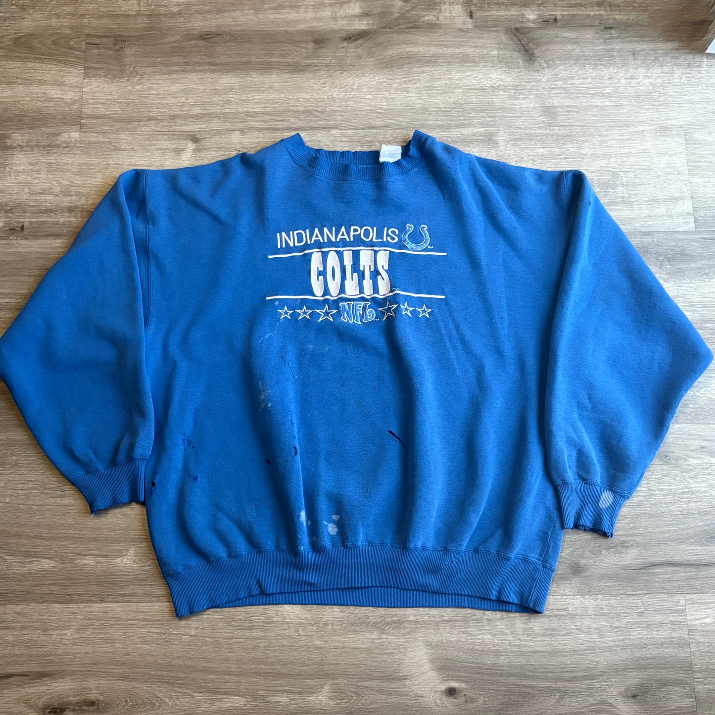 Vintage Distressed Indianapolis Colts Majestic Crewneck XXL