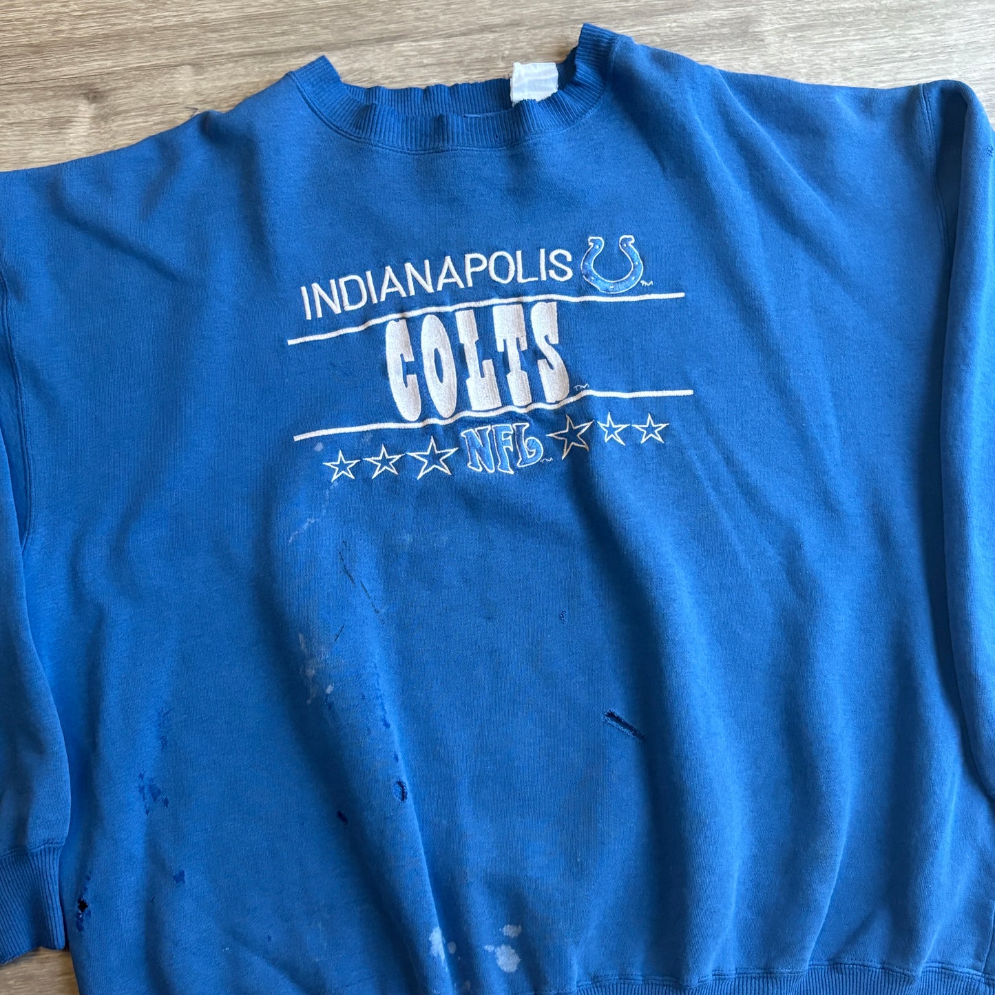 Vintage Distressed Indianapolis Colts Majestic Crewneck XXL