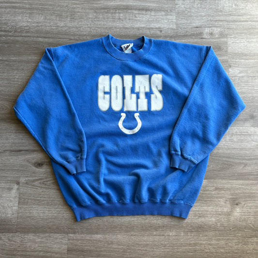90s Indianapolis Colts Lee Sports Crewneck XL
