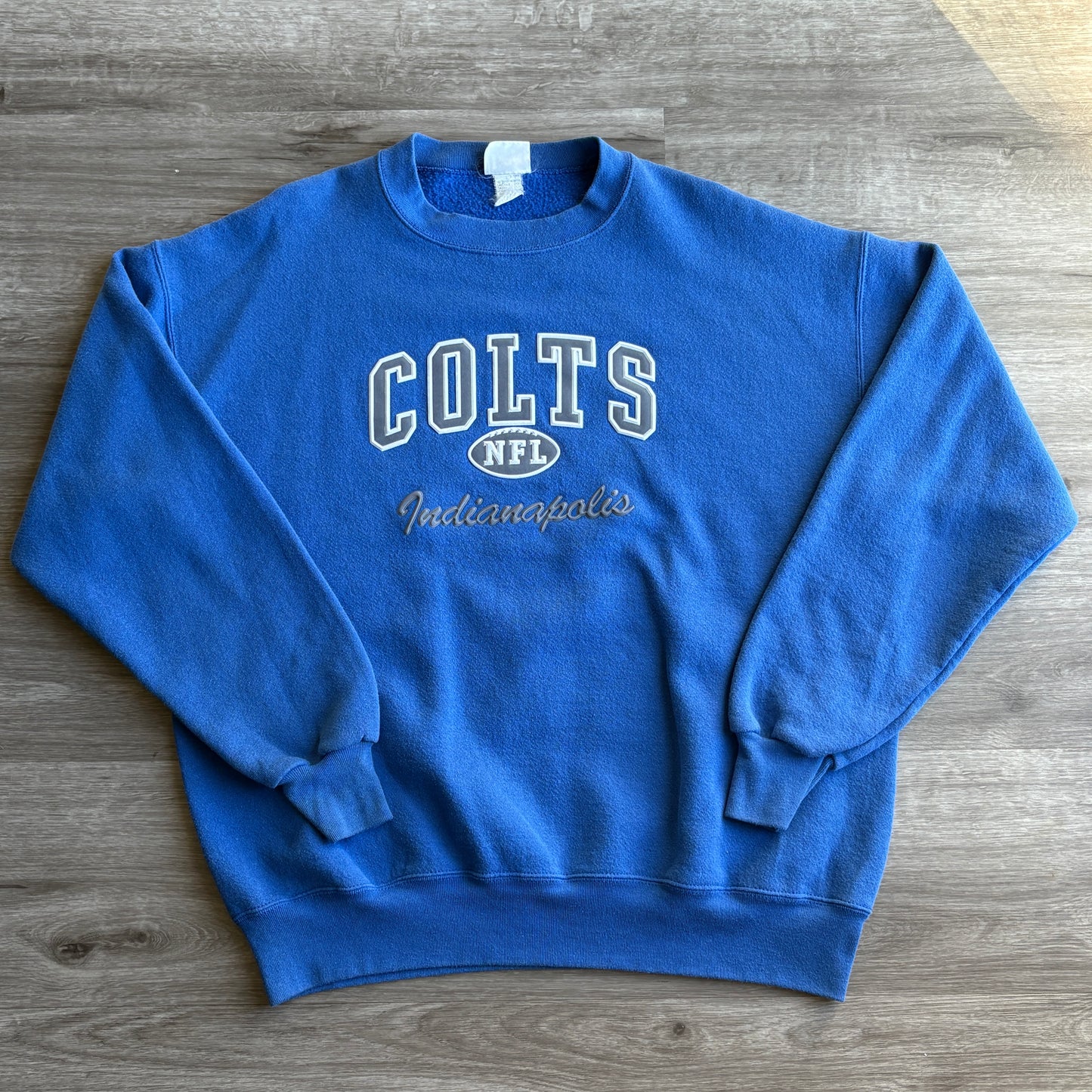 90s Indianapolis Colts Lee Sports Blue Crewneck XL