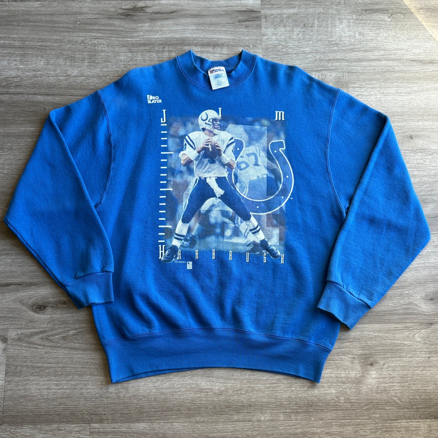90s Pro Player Indianapolis Colts Jim Harbough Crewneck L