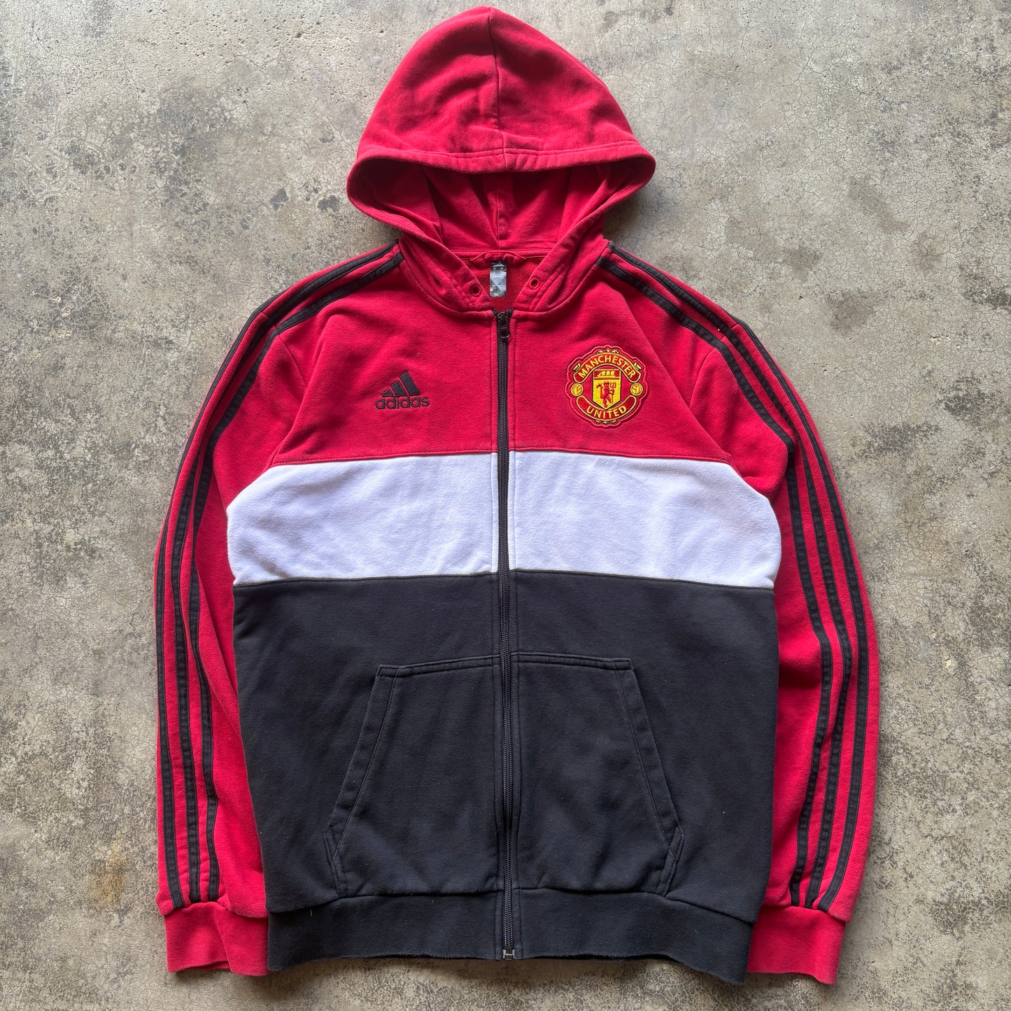 Modern Manchester United Adidas ZipUp Hoodie Jacket