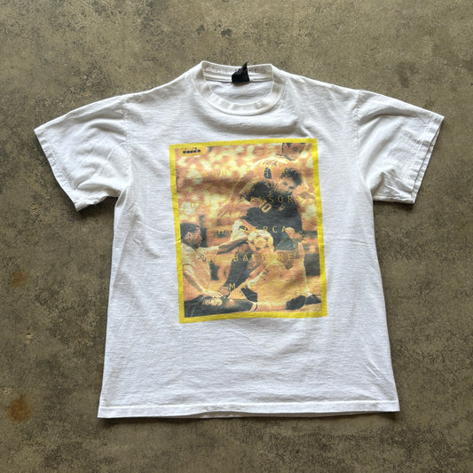 Vintage Diadora Roberto Baggio T Shirt Medium