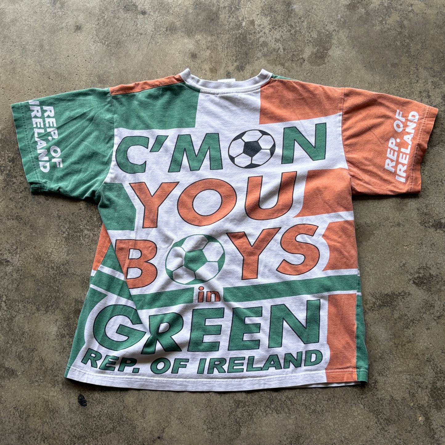 Vintage Ireland Cmon You Boys In Green T Shirt Medium