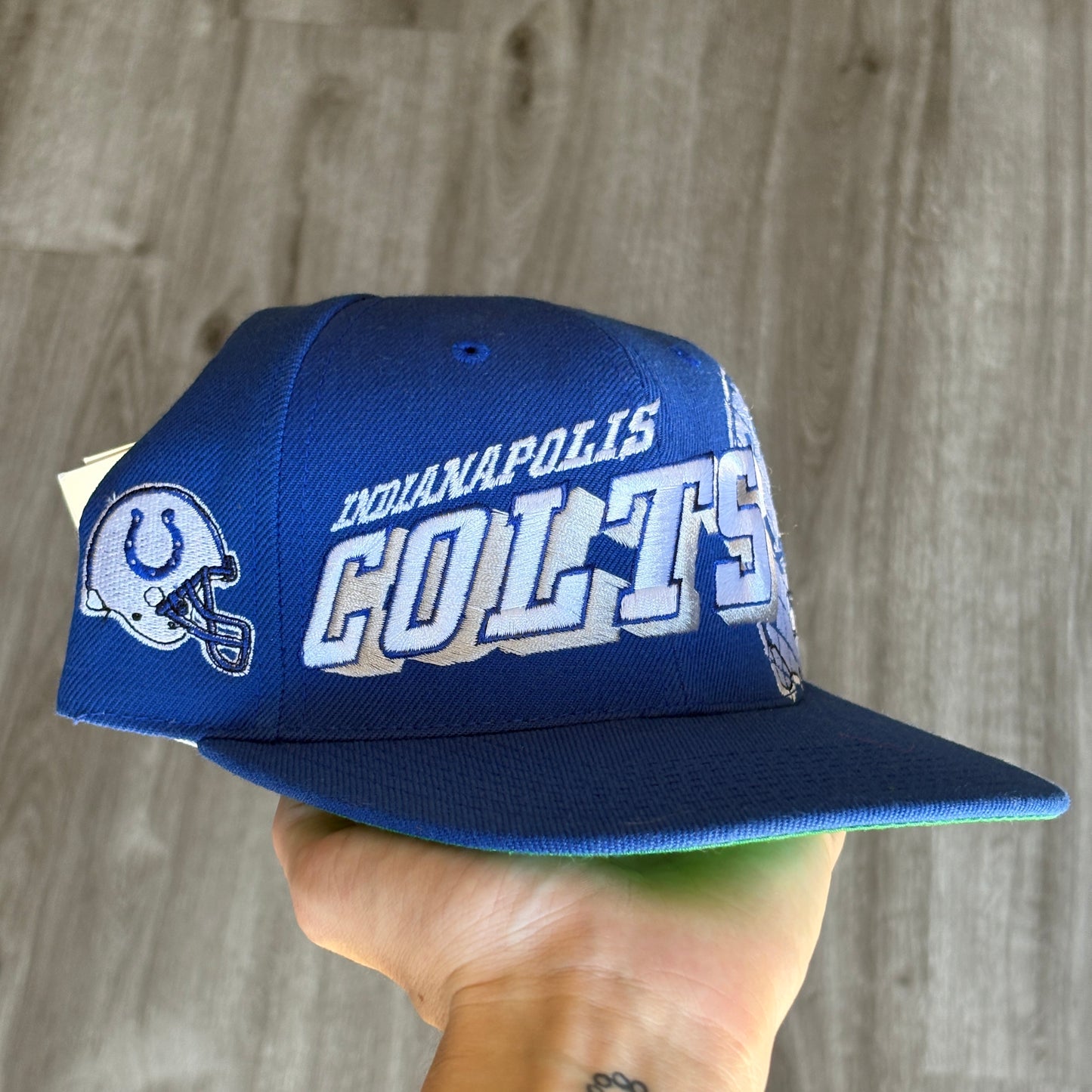Vintage Indianapolis Colts Sports Specialties Grid Snapback