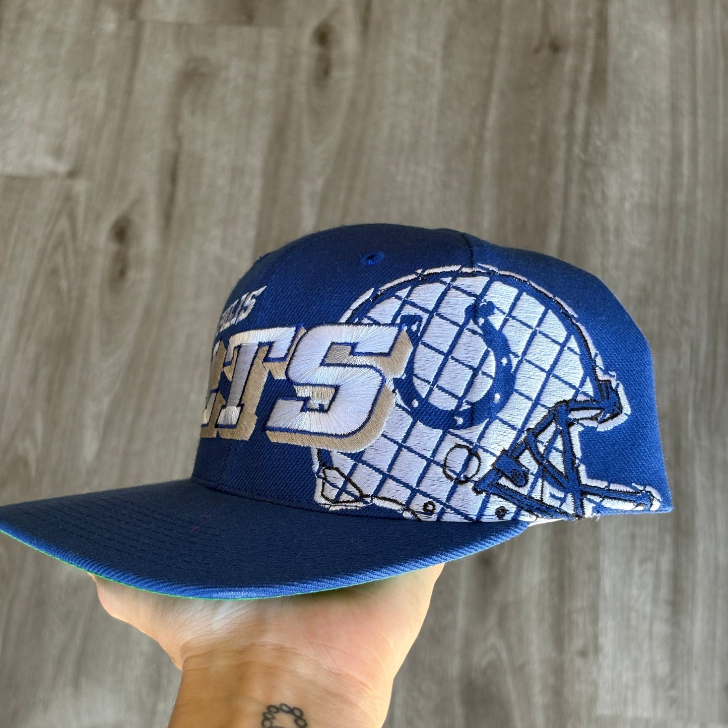 Vintage Indianapolis Colts Sports Specialties Grid Snapback