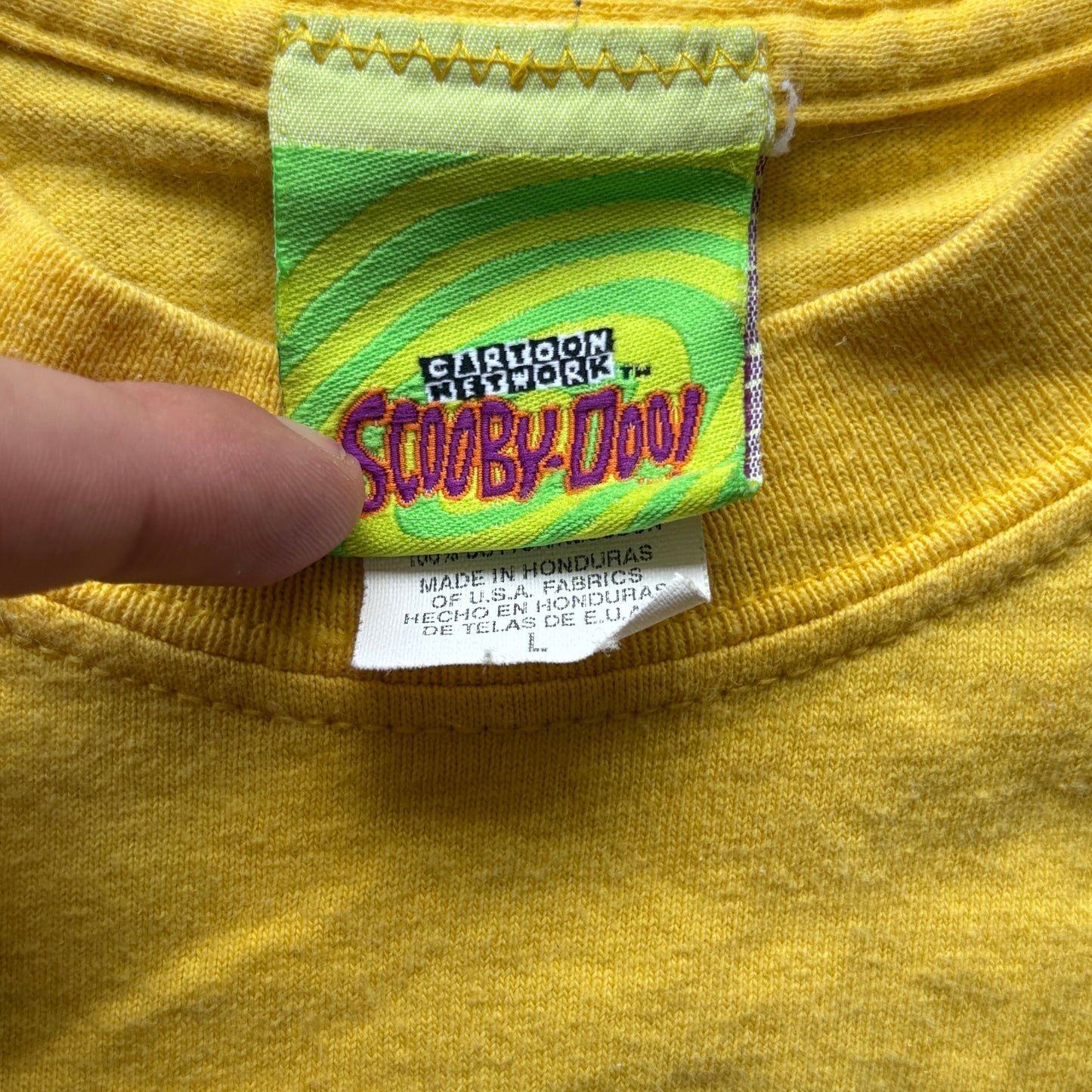 Vintage Scooby Doo Soccer Kids Shirt Large
