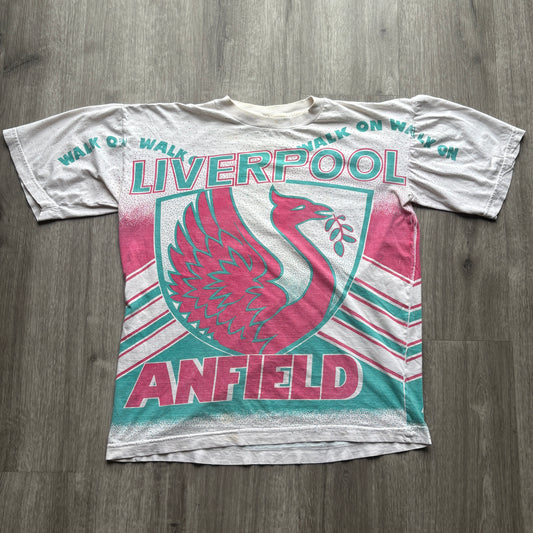 90s Liverpool FC AOP Shirt XL
