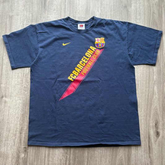 2000s FC Barcelona Nike Tee XL
