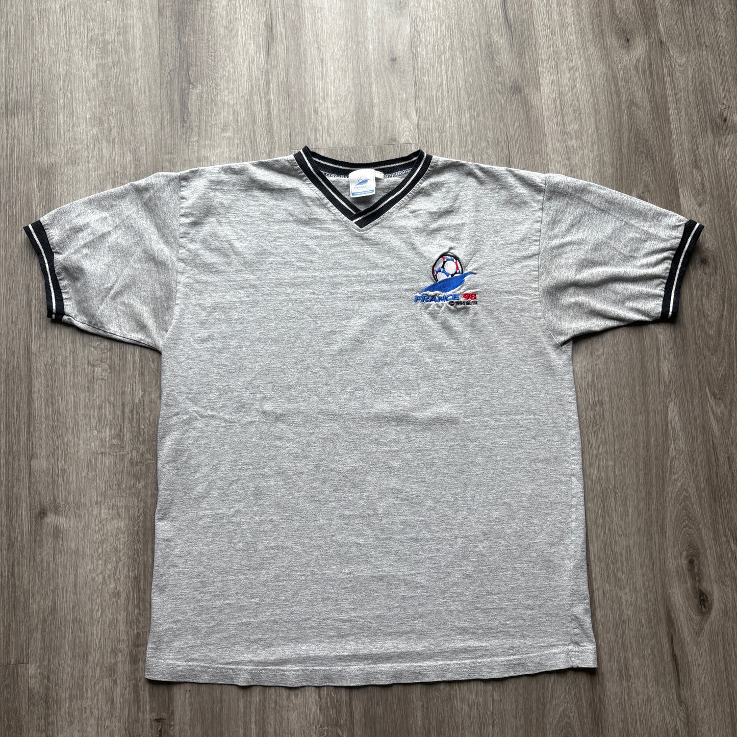 1998 France World Cup Promo V-Neck Shirt XL