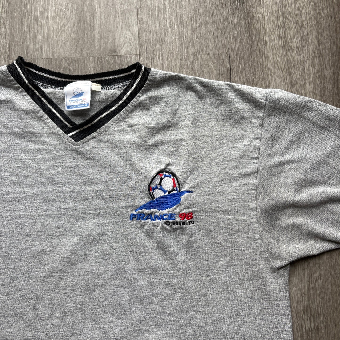 1998 France World Cup Promo V-Neck Shirt XL