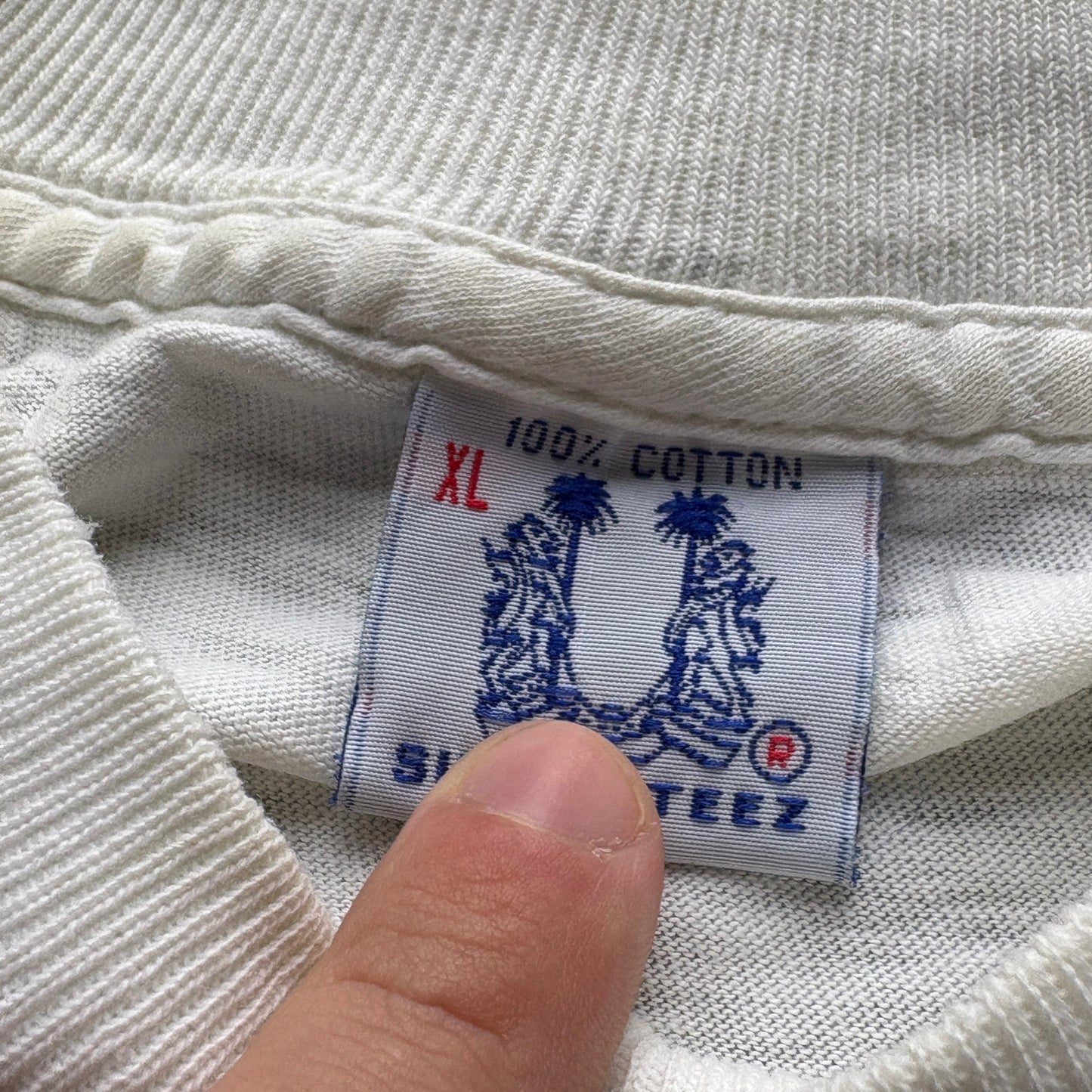 90s Manchester United EPL Big Logo Graphic Tee XL