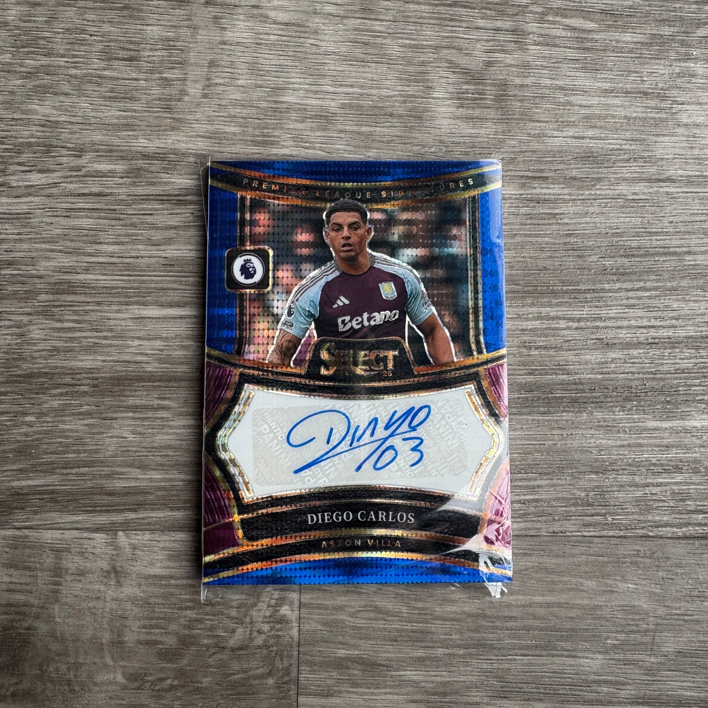 2025-26 Select Premier League Signature Diego Carlos Auto Base