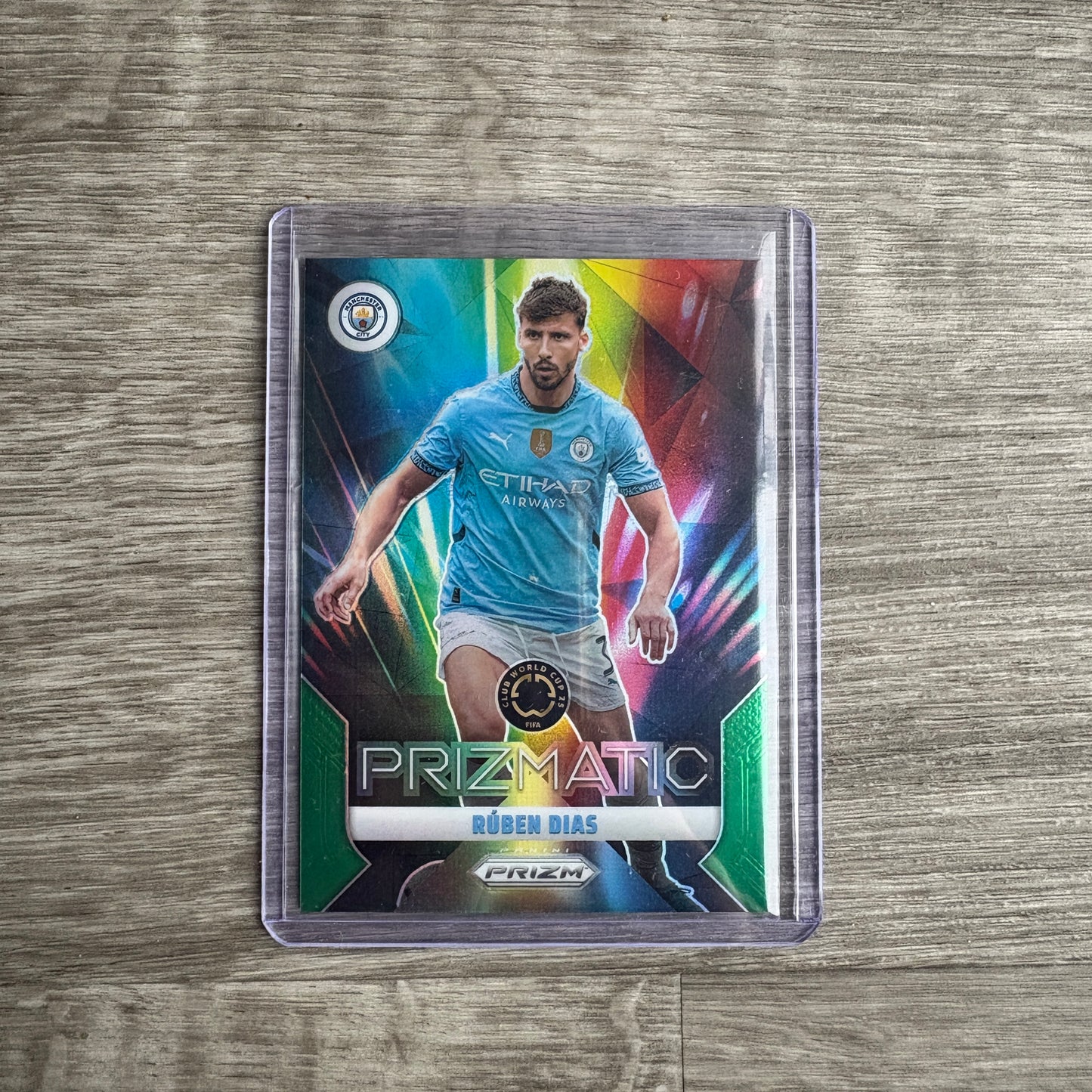 2025 Panini Prizm Fifa WC Prizmatic Ruben Dias Green 5/5