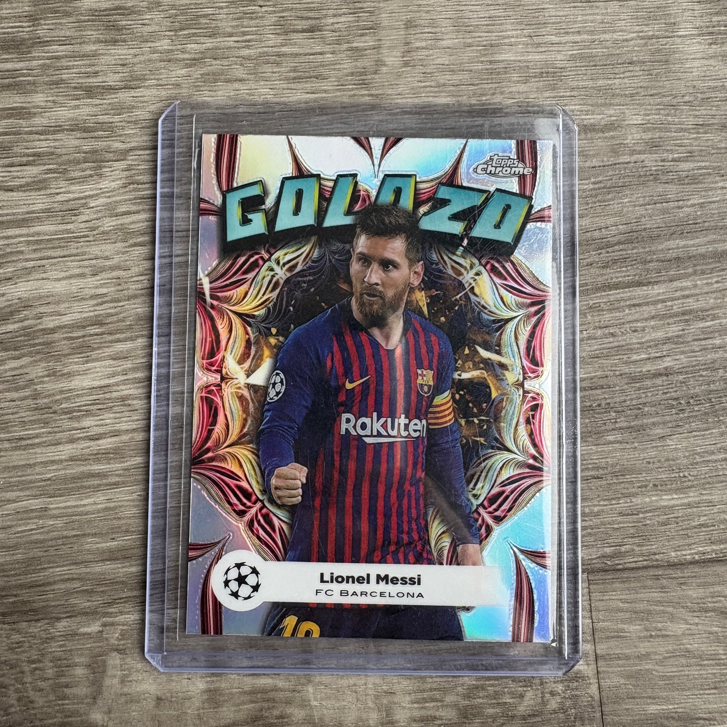 2024 Topps Chrome UCL Golazo Lionel Messi