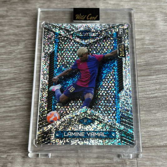 2024 Alumination Wild Card RC Lamine Yamal White Blue Sparkle 20/50