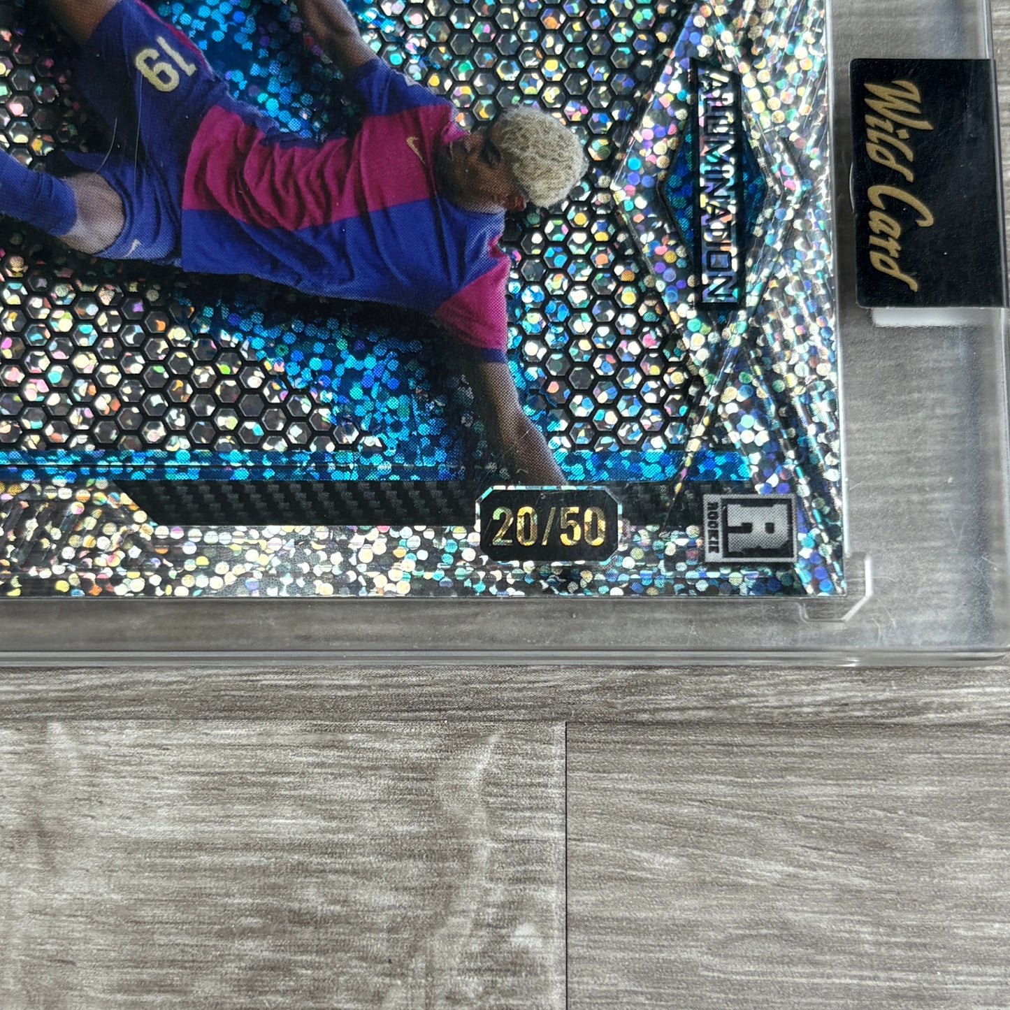 2024 Alumination Wild Card RC Lamine Yamal White Blue Sparkle 20/50